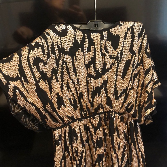 Madison Marcus asymmetrical sequin mini dress - Picture 4 of 8